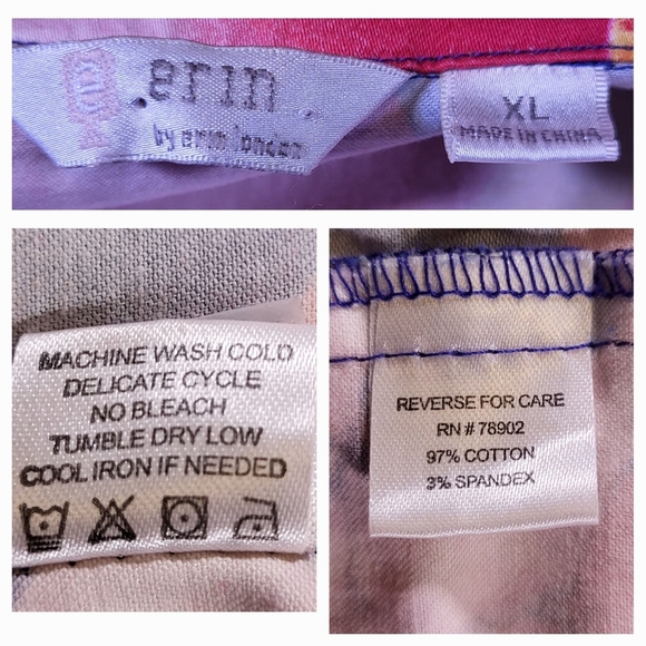 ERIN LONDON Vibrant Red and Blue Zip Up Floral Shirt Jacket - Size XL - Picture 3 of 4